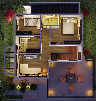Modern Zen House Designs Floor Plans | Modern World Home Interior ...
