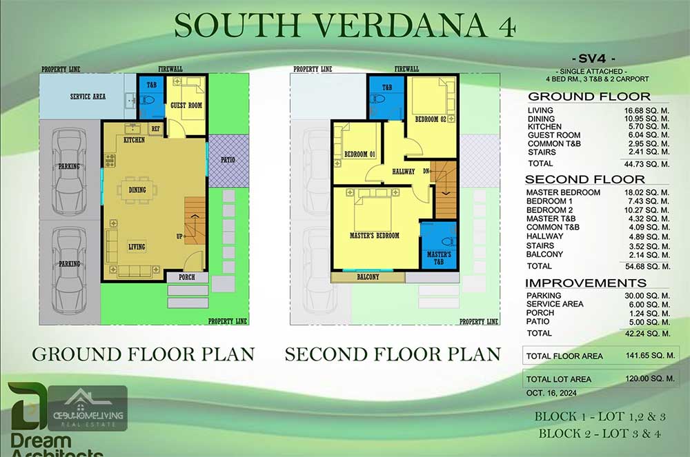 floor-plan South Verdana House and Lot Cebu
