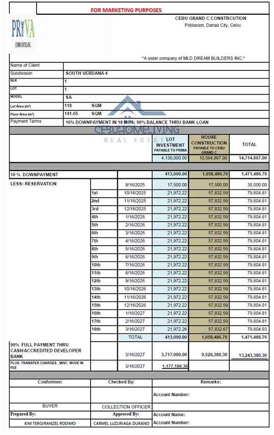 South Verdana House and Lot Cebu
